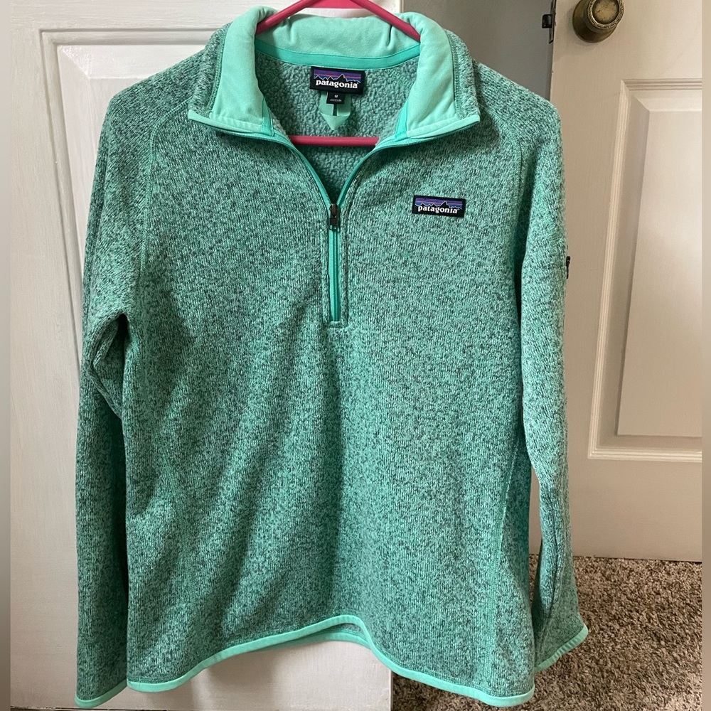 Patagonia Better Sweater emerald green size M
